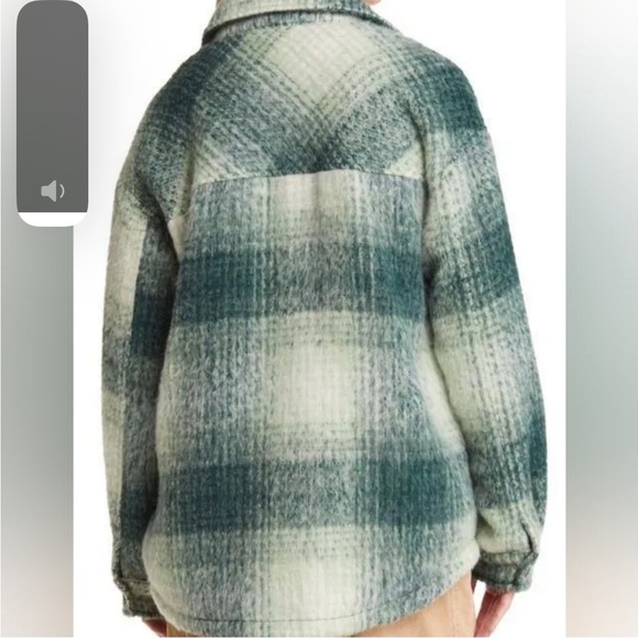 Nordstrom Thread & Supply Green Plaid Shacket - Picture 4 of 4